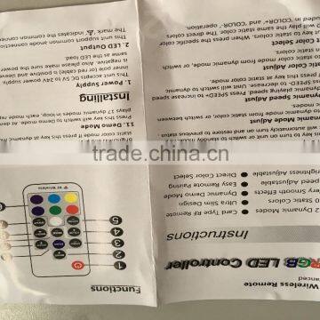 Hot Selling High Quality 17 Key Rgb Controller With rf Remote photo-6