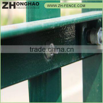 China Hottest Sale PVC coated wholesale euro steel palisade fence prices