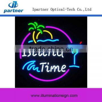 Island Time Led Neon Sign For Sale