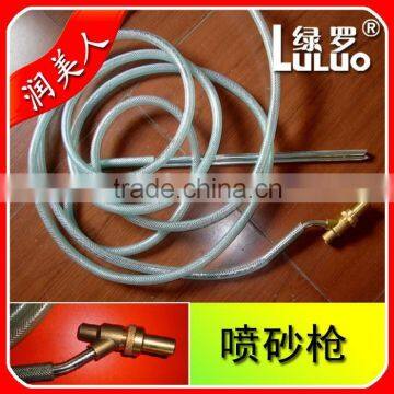 High pressure sand blasting gun