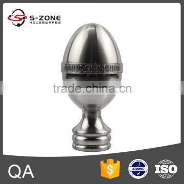 Ball shape metal curtain finial