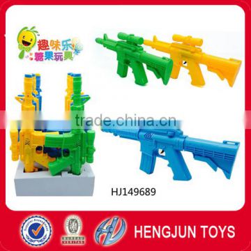 Promotional candy gift special design toys charge flint gun for children 12PCS