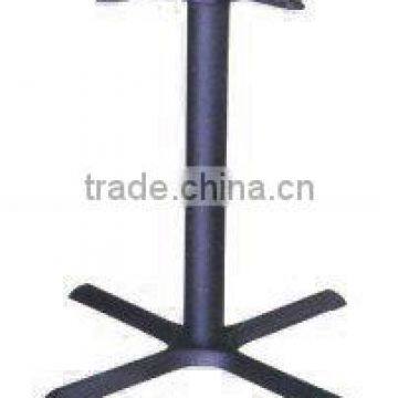 HS-A070 X shape metal cross table leg Cast Iron Table Base black wrought furniture part