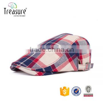 custom brand new design spring hot selling cotton casual berret hat chinese hat