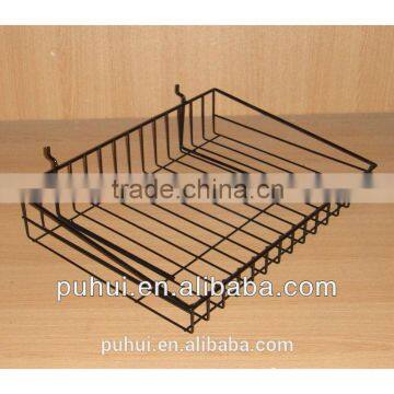 slatwall wire mesh basket
