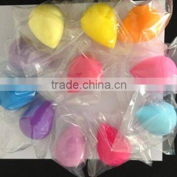 water drop shape makeup sponges,professional face puff