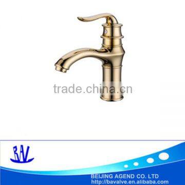 New products luxury single lever marble body bathroom sink tap