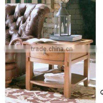 Wooden end table