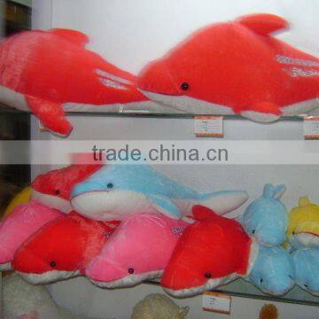 colored plush whales