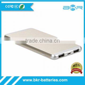 5000mah bank power 5V/2.1A universal solar power bank new arrival