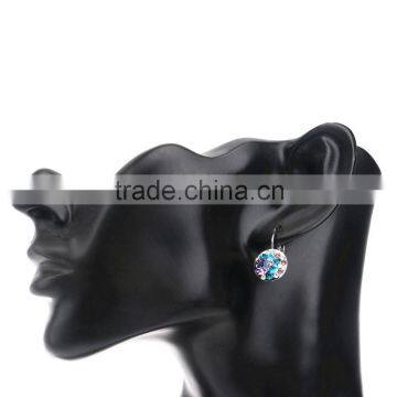 Mickey Mouse Gold Dangle Crystal Earrings Quality Choice photo-6