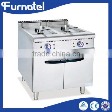 Stainless stee kitchen and restaurant equipment Countertop Electric 2-Tank 2-Basket Fryer