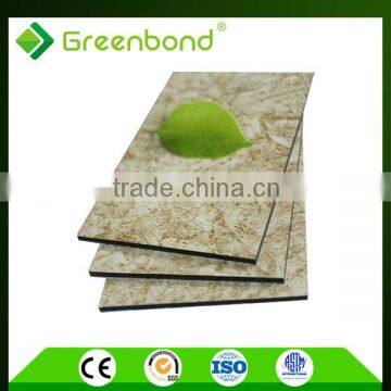 Greenbond 15 years warranty marble exterior clading panels