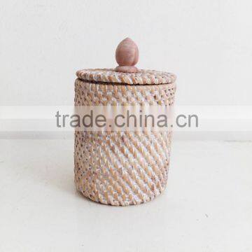 High Skilled Woven Rattan Storage Box From Vietnam photo-2
