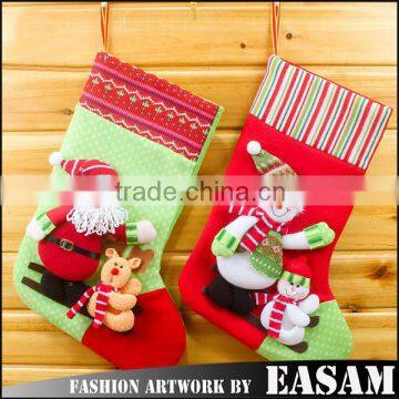 China factory sale 28*45cm candy gift packaging knit christmas stockings