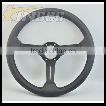 High Preformance 350mm Black Steering Wheel