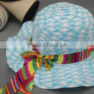 2015 The Newest promotional top sell children plain straw hat