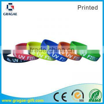 Solid colour Printing for silicone wristbands