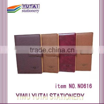 manufacturing new design leather school notebook