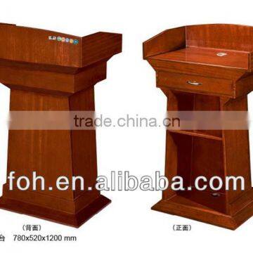 Church podium with drawer in wood(FOHK-3)