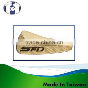 Slate Grey Car Aluminum Classical Brand Epoxy Sticker