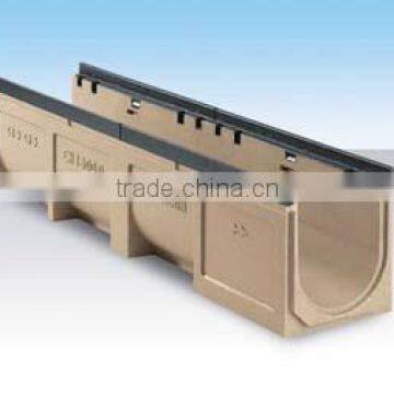 Polymer Concrete Channel ,with ductile iron grating ,NW150,EN1433,CE,Cast Iron Grating channel