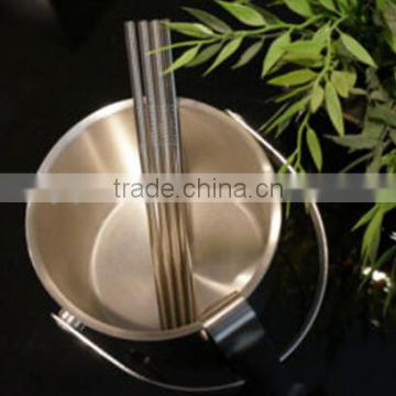 Mirror Polished straight stainless steel straw