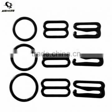 Nylon coated metal rings and hooks for bra strap 13mm to 16mm