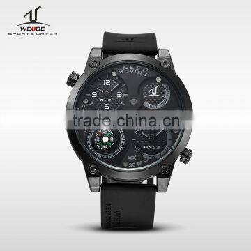  China Universe Sieries UV1505 Black Compass Watches with Multiple Time Zones Weide Sport Watches New Products