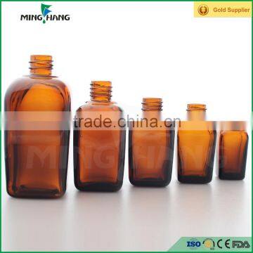10/20/30/50/100ml square glass E-liquid dropper bottle, amber essential oil bottle                        
                                                                                Supplier's Choice