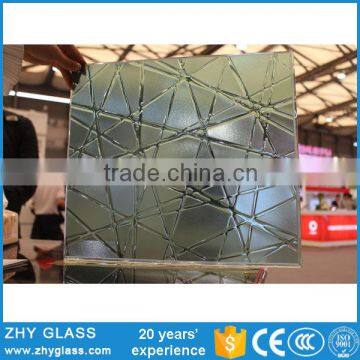 Modern Decorative Clear Tempered Laminated Glass Partition