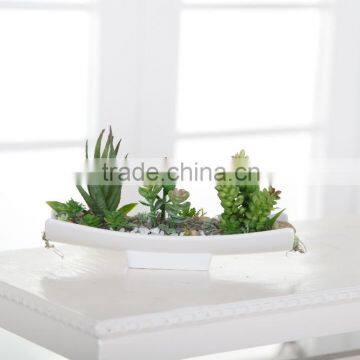 2015 Newest design DIY real touch plant artificial succulents for sale