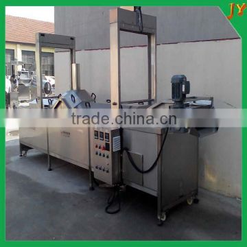 Continuous commercial electric deep oil-water fryer for hot sale