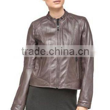 Genuine Sheepskin Leather Jacket for Women