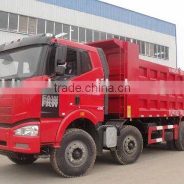 FAW J6 cab 8x4 50 tons dumper truck made in China good quality