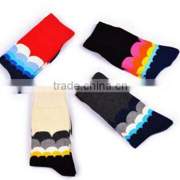 Fashion Popular Adult Unisex Woven Knitting Midcalf Cotton Sock photo-2