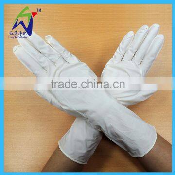 9 inches purification white Nitrile gloves without chemical residue