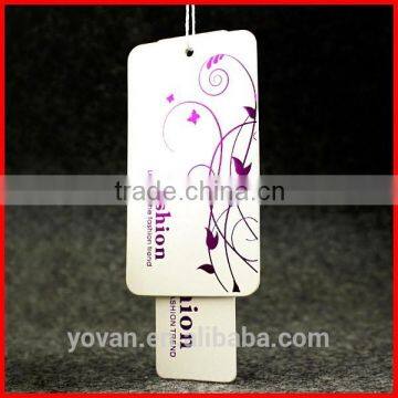 2014 New product Special Foil Stamping Art Tag Custom Wholesale