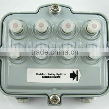 Outdoor 8 Way CATV Splitter