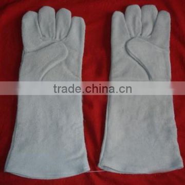 Cheap Cow split leather welding glove