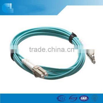 3m LC-LC OM3 MM duplex in green color fiber optic patch cord