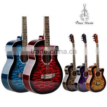 39 inch Color Acoustic Guitar Trade Assurance Supplier