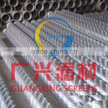 high strength ss or low carbon steel bridge slot water well screen pipe factory