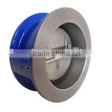 ductile iron wafer type dual plate/disc check valve