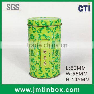 High Quality Oval Chinese Tea Tin box