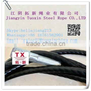 TPU steel coated wire rope for fitness