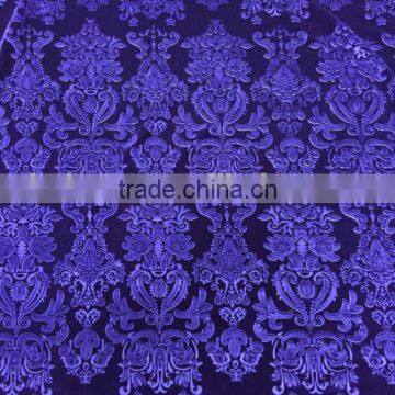 Good Quality Warp Kintting Velvet 95%Polyester 5%Spandex Embossed KS Velvet,For Women Garment Dress