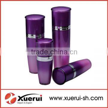 colorful luxury round cosmetic acrylic lotion bottle wholesale