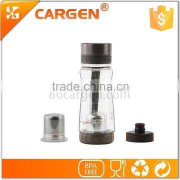 Custom Private Logo Classical Design 450ml Elegant Plastic Water Bottle Tea Infuser Bottle photo-4