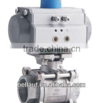 Air operated ball valve